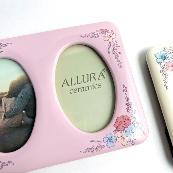 Vintage Allura Ceramic Picture Frames set of 3 - Picture 3 of 7
